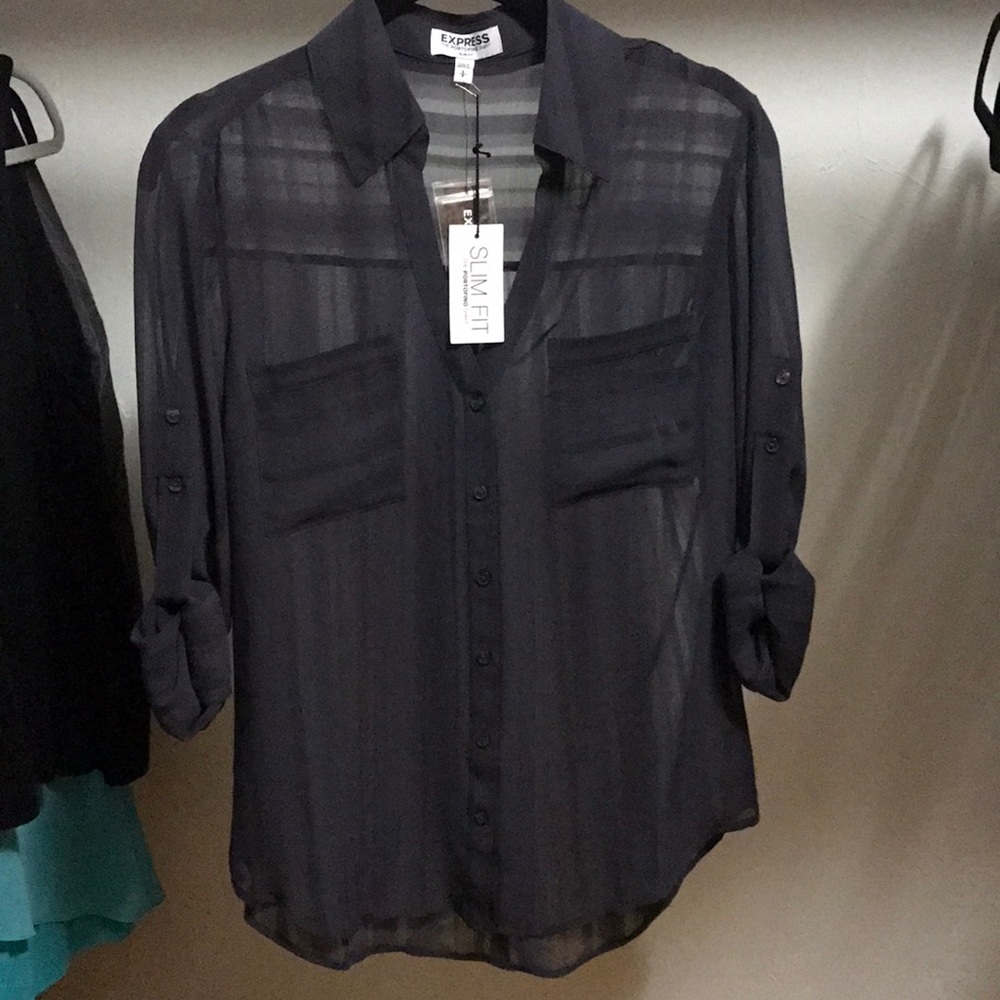 Sheer grey portifino- slim fit